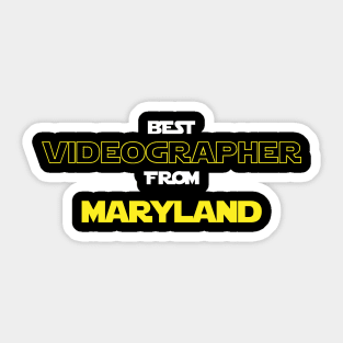 Best Videographer from Maryland Sticker